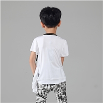 小熊迪维2015夏装新款童装男童短袖儿童纯棉T恤韩版真假两件上衣